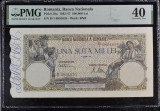 100.000 lei 1945 XF, august 1945 - rara, gradata PMG 40