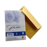 Plic color pentru invitatie Colorarte Perla, auriu perlat, 120g/mp, 120x180mm, set 25 buc
