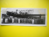 HOPCT 536 P -FOTOGRAFIE VECHE D=20 /8 CM-AVION/AVIATIE -ECHIPAJ ESCADRONUL BOMBARDIER 617 RAF--FOTOGRAFIE AGENTIA ACME NEWSPICTURES 1947