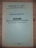 Antologia della letteratura italiana- Eleonora Carcaleanu