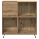 VidaXL Dulap pentru discuri de vinil stejar artizanal 85 x 38 x 89 cm 862912