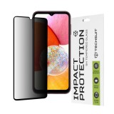 Folie pentru Samsung Galaxy A14 4G / A14 5G - Techsuit 111D Privacy Full&nbsp;Glue - Black
