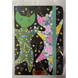 Lined Journal with Party Cats