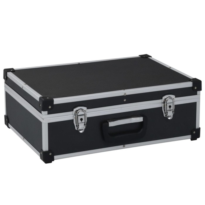 Gossi valiza de scule, negru, 46 x 33 x 16 cm, aluminiu