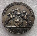 P3. MEDALIE Olanda castigator competitie canina KNKC Cynophilia 1956 25.32 gr 40 mm din bronz **