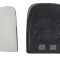 Geam oglinda exterioara cu suport fixare Iveco Daily, 05.2006-07.2014, Stanga, geam convex; cromat; superior; doar pentru oglinzi View Max, View Max