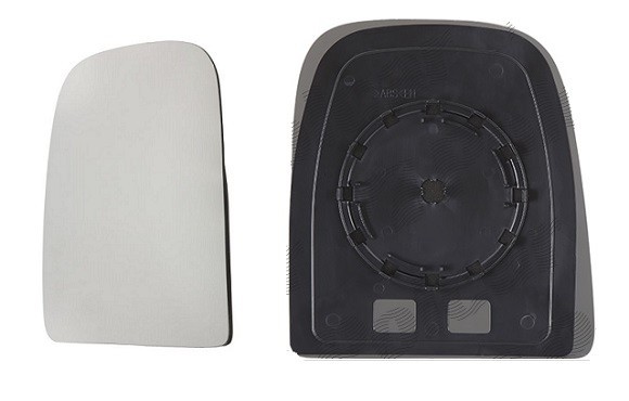 Geam oglinda exterioara cu suport fixare Iveco Daily, 05.2006-07.2014, Stanga, geam convex; cromat; superior; doar pentru oglinzi View Max, View Max