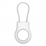 Sistem de blocare AirTag, Belkin, Compatibil cu Apple, Alb/Argintiu