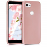 Husa pentru Google Pixel 3a, Silicon, Rose Gold, 47590.31