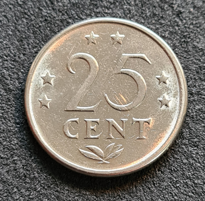 Antilele Olandeze 25 cent centi 1984