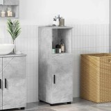 vidaXL Dulap de Baie cu raft Gri beton 30 x 35 x 95 cm Lemn compozit