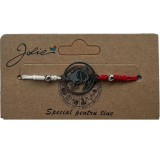Martisor bratara zodiac, jolie, 5x9 cm, taur