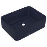 Cumpara ieftin Chiuveta de baie lux, albasru inchis mat, 41x30x12 cm, ceramica
