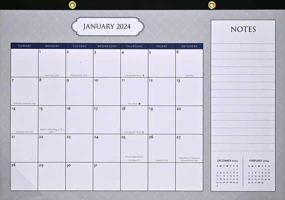 2024 Classic Desk Pad Calendar