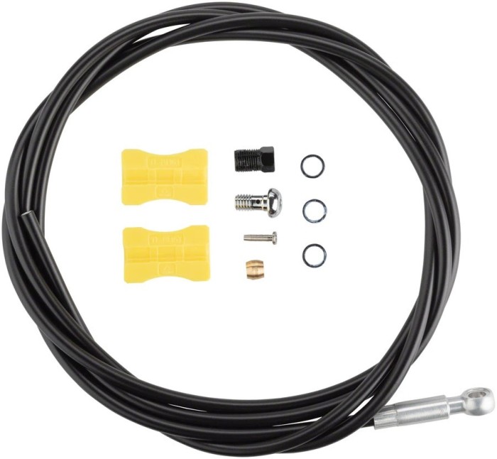 Furtun Shimano Sm-Bh90-Sbls, 2000Mm, Negru, Conector Drept Pe Maneta (Neasamblat... Cod:ISMBH90SBLSL200B
