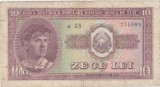 Romania 10 lei 1952 - seria albastra a38 271908