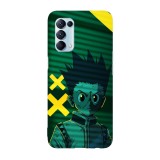 Husa compatibila cu Oppo A74 5G, Viceversa, model Gon Hunter x Hunter, Silicon, TPU, Transparent, Carcasa