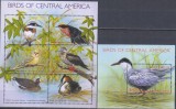 Timbre cu păsări din America Centrală din Guyana, Nestampilat