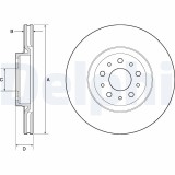 DELPHI BG4797C Disc frana