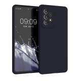 Husa Kwmobile pentru Samsung Galaxy A53 5G, Albastru inchis, Silicon, KWM000015GS069C, Carcasa
