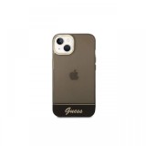 Husa iPhone 14 Guess Camera Outline Translucent Negru