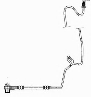 Conducta / cablu frana AUDI TT (8N3) (1998 - 2006) TRW PHD942