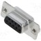 Conector D-Sub 9 pini mamă lipire aurit 7,5A CONEC