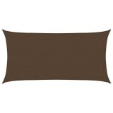 Cumpara ieftin Panza parasolar, maro, 3x6 m, HDPE, 160 g/m&sup2;