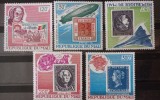 Mali 1979 Rowland Hill, UPU,Zeppelin, avion Concorde serie 5v neștampilata
