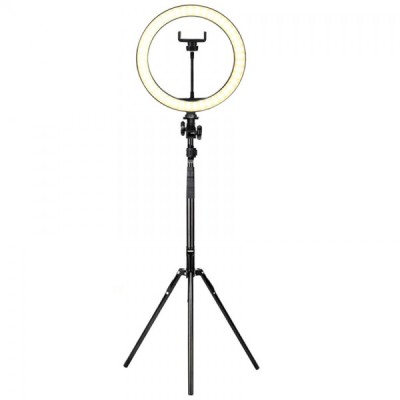 Lampa circulara 18 inch cu trepied, 3 faze lumina foto