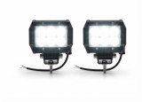 Cumpara ieftin BZRSH Set 2 Proiectoare LED Offroad si Marsarier 18W, Spot 30 Grade, 12V-24V, Bracket Metalic