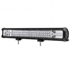 LED Bar Auto 324W, leduri pe 3 randuri, 12V-24V, 22680 Lumeni, 23,5″/59,7 cm, Combo Beam 12/60 Grade
