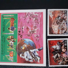 Libia-Evacuarea fortelor straine-serie completa si colita -nestampilate MNH