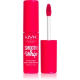 NYX Professional Makeup Smooth Whip Matte Lip Cream ruj de buze catifelant cu efect de netezire culoare 10 Pillow Fight 4 ml