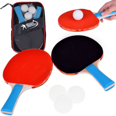 Mingi de ping-pong din lemn + 3 bile de tenis de masă SP0768 foto