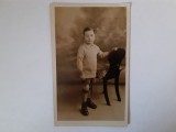Fotografie tip CP cu băiat &icirc;n 1929