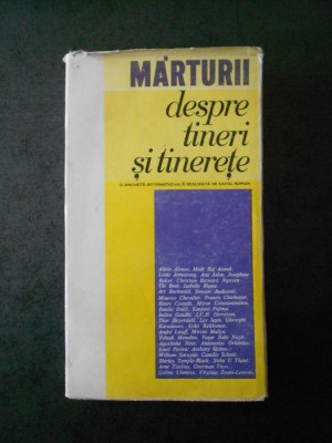 CARO ROMAN - MARTURII DESPRE TINERI SI TINERETE foto