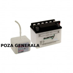 MBS Baterie moto + electrolit 12V12AH Elektra EB12A-A, cu intretinere BIFA, Cod Produs: 246600711RM