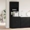 vidaXL Dulap de bucătărie Stejar negru 60 x 50 x 180 cm Lemn compozit 3365557