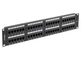 Patch Panel LANBERG 48 Porturi Cat 6 Standard 19" Negru RACK
