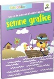 Carte de colorat si activitati cu semne grafice/***