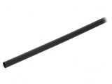 Manșon Termocontractabil Negru 4,75mm 1,2m 2:1