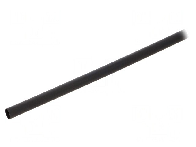 Manșon Termocontractabil Negru 4,75mm 1,2m 2:1
