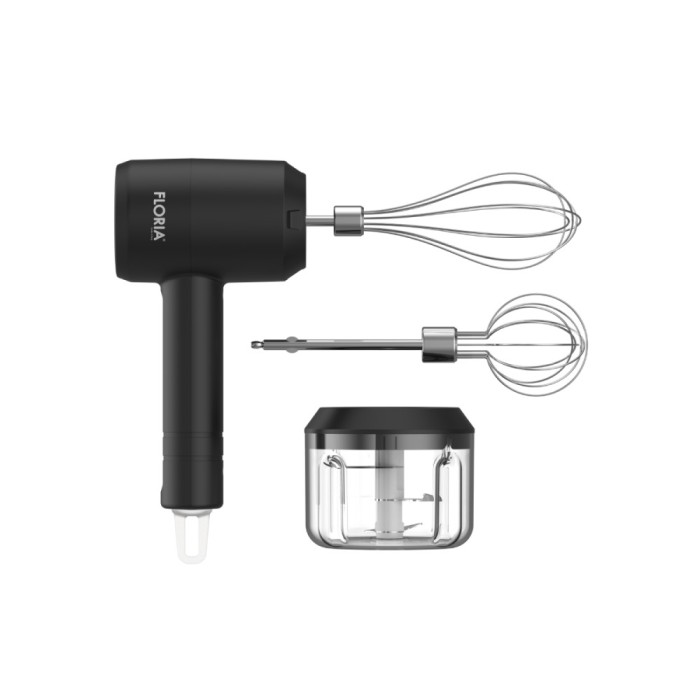 Mixer de mana 3 in 1 Floria ZLN2772 reincarcabil, Utilizare fara cablu, Baterie 800mAh, Putere 3.7V / 20W