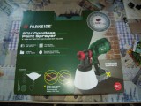 Pistol pentru vopsit Parkside PFSA 20-Li B2, NU INCLUDE ACCUMULATOR SI INCARCATOR, 3 tipuri de pulverizare, rezervor de 1.2L
