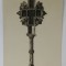 MANASTIREA BACHKOVO , BULGARIA , CRUCE SCULPTATA , FERECATA IN ARGINT , CU MANER , FOTOGRAFIE FORMAT CARTE POSTALA , 1929