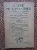 Revue philosophique de la France et de l&#039;&eacute;tranger NR 7-9 1953