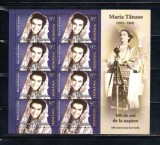 ROMANIA 2013 - MARIA TANASE, MINICOALA, MNH - LP 1998a