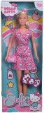 Papusa Steffi Love Hello Kitty Fashion Roz Inchis
