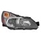 Far SUBARU LEGACY (BM/BR), 04.2009-12.2014, partea Dreapta, TYC, Tip=USA; tip bec H7+HB3+W5W+WY21W; manual; negru; halogen